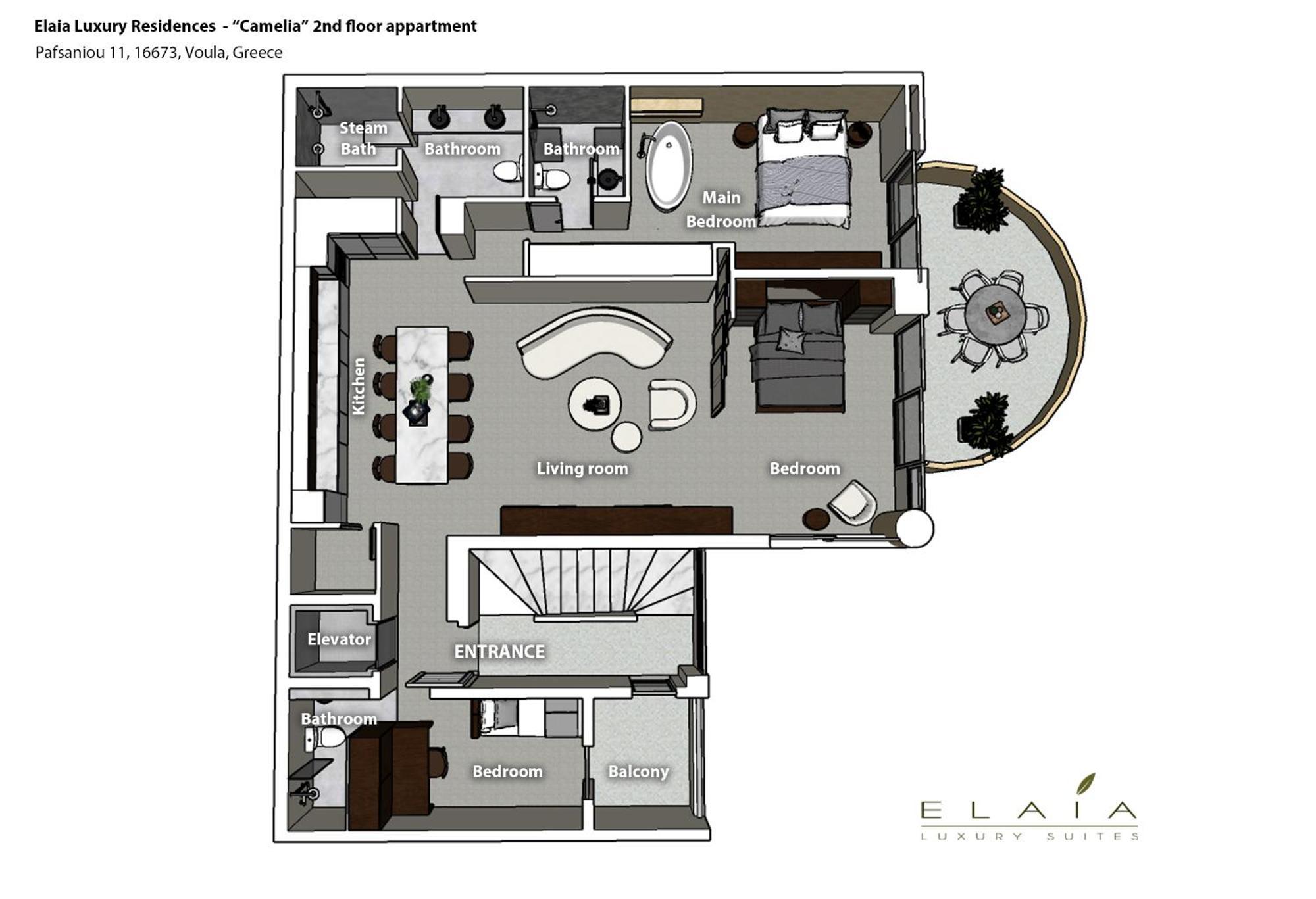 Elaia Luxury Residences Афины Экстерьер фото
